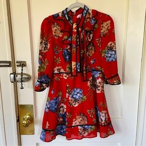 Floral Burnt Orange Sundress